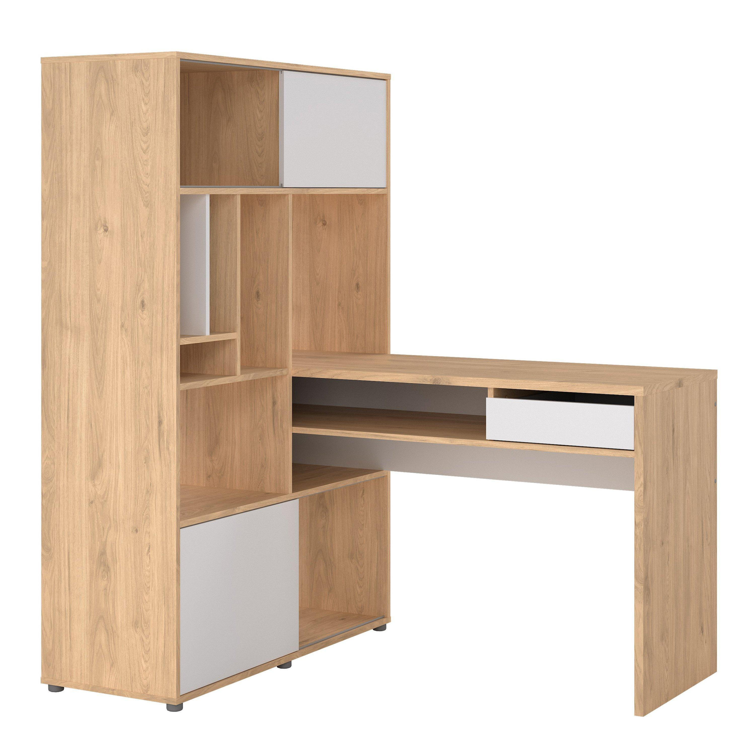 Function Plus Corner Desk with Bookcase - image 1