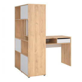 Function Plus Corner Desk with Bookcase - thumbnail 3