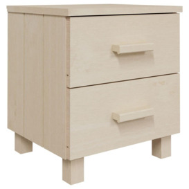 Bedside Cabinet HAMAR Honey Brown 40x35x44.5cm Solid Pinewood - thumbnail 2