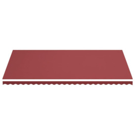 Replacement Fabric for Awning Burgundy Red 6x3.5 m - thumbnail 3