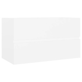 Sink Cabinet White 80x38.5x45 cm Engineered Wood - thumbnail 2