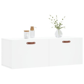 Wall Cabinet White 100x36.5x35 cm Engineered Wood - thumbnail 3