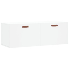 Wall Cabinet White 100x36.5x35 cm Engineered Wood - thumbnail 2