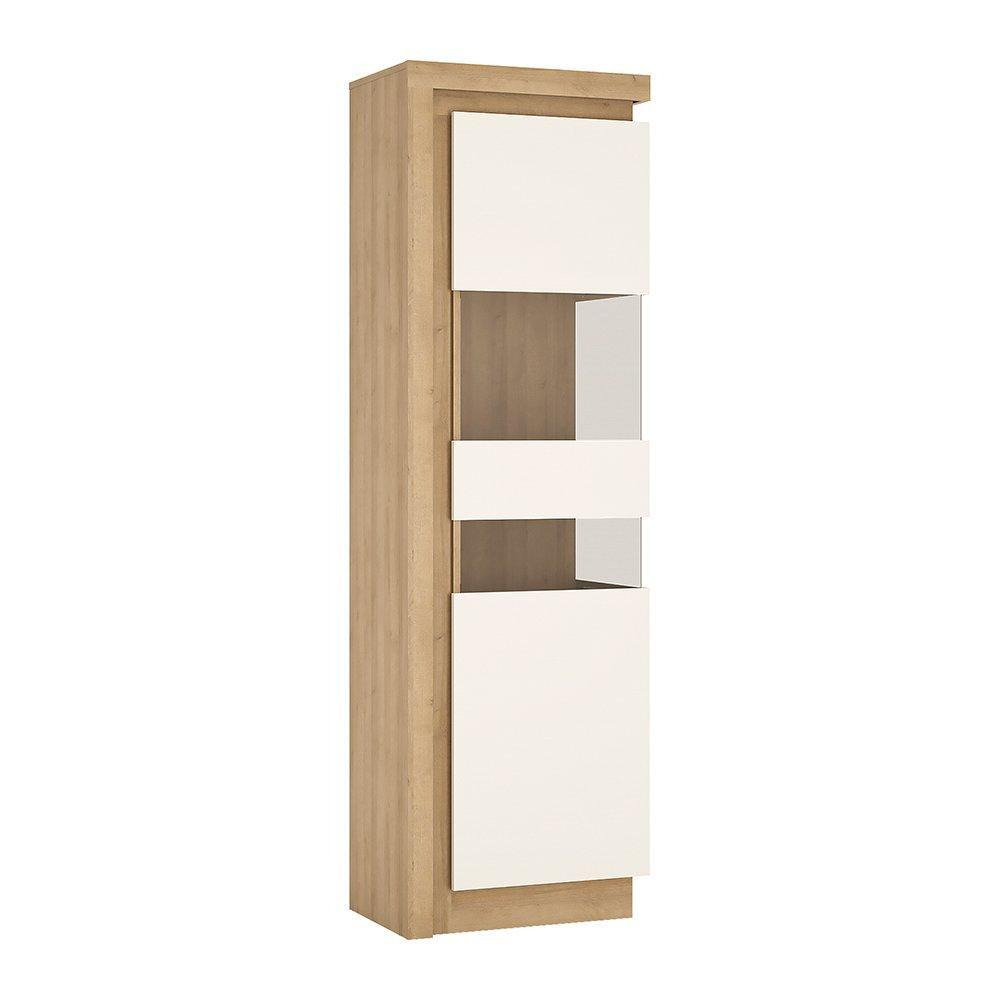 Lyon Tall Narrow Display Cabinet (RHD) - image 1