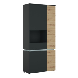 Luci 4 Door Tall Display Cabinet LH (including LED lighting)