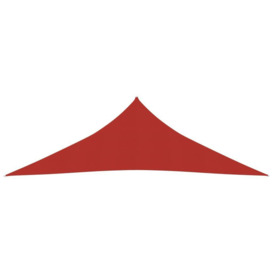 Sunshade Sail 160 g/m² Red 4x4x5.8 m HDPE - thumbnail 1