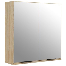 Bathroom Mirror Cabinet Sonoma Oak 64x20x67 cm - thumbnail 2