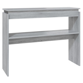 Console Table Grey Sonoma 102x30x80 cm Engineered Wood - thumbnail 2