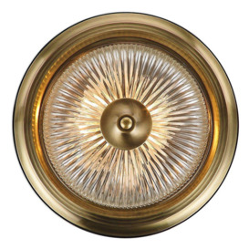 Traditional IP44 Bathroom Ceiling Light With Stylish Glass Shade - thumbnail 3