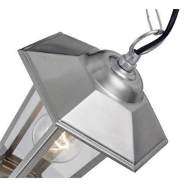 Contemporary Outdoor Wall Light with Clear Glass - thumbnail 2