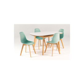 Abbey and Ava Dining Set 4 seats