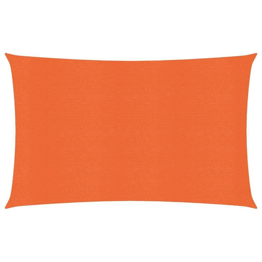 Sunshade Sail 160 g/m² Orange 2x4.5 m HDPE - image 1