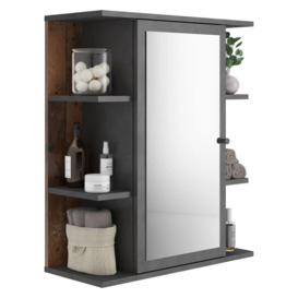 FMD Mirrored Bathroom Cabinet Matera Old Style Dark - thumbnail 2