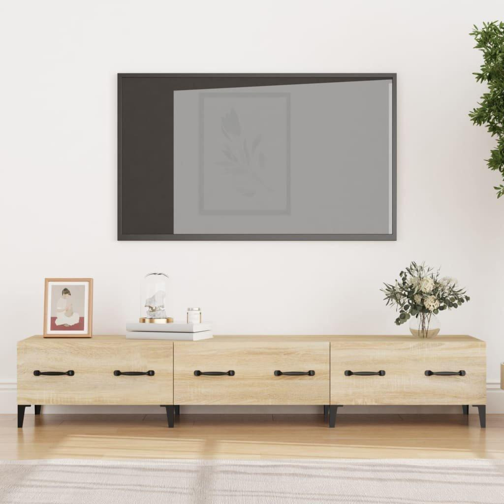 TV Cabinet Sonoma Oak 150x34,5x30 cm Engineered Wood - image 1