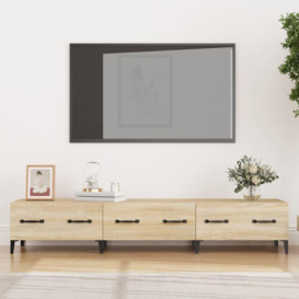 TV Cabinet Sonoma Oak 150x34,5x30 cm Engineered Wood - thumbnail 1