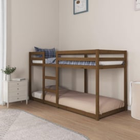 Bunk Bed Honey Brown 80x200 cm Solid Wood Pine - thumbnail 3