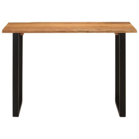 Dining Table 110x50x76 cm Solid Wood Acacia - thumbnail 2