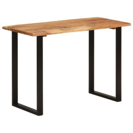 Dining Table 110x50x76 cm Solid Wood Acacia - thumbnail 1