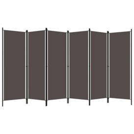 6-Panel Room Divider Anthracite 300x180 cm - thumbnail 2