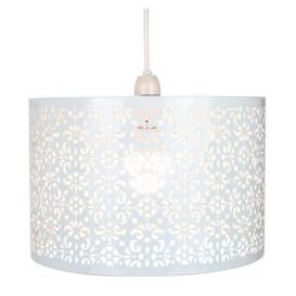 Marrakech Designed Metal Pendant Light Shade with Floral Decoration - thumbnail 2