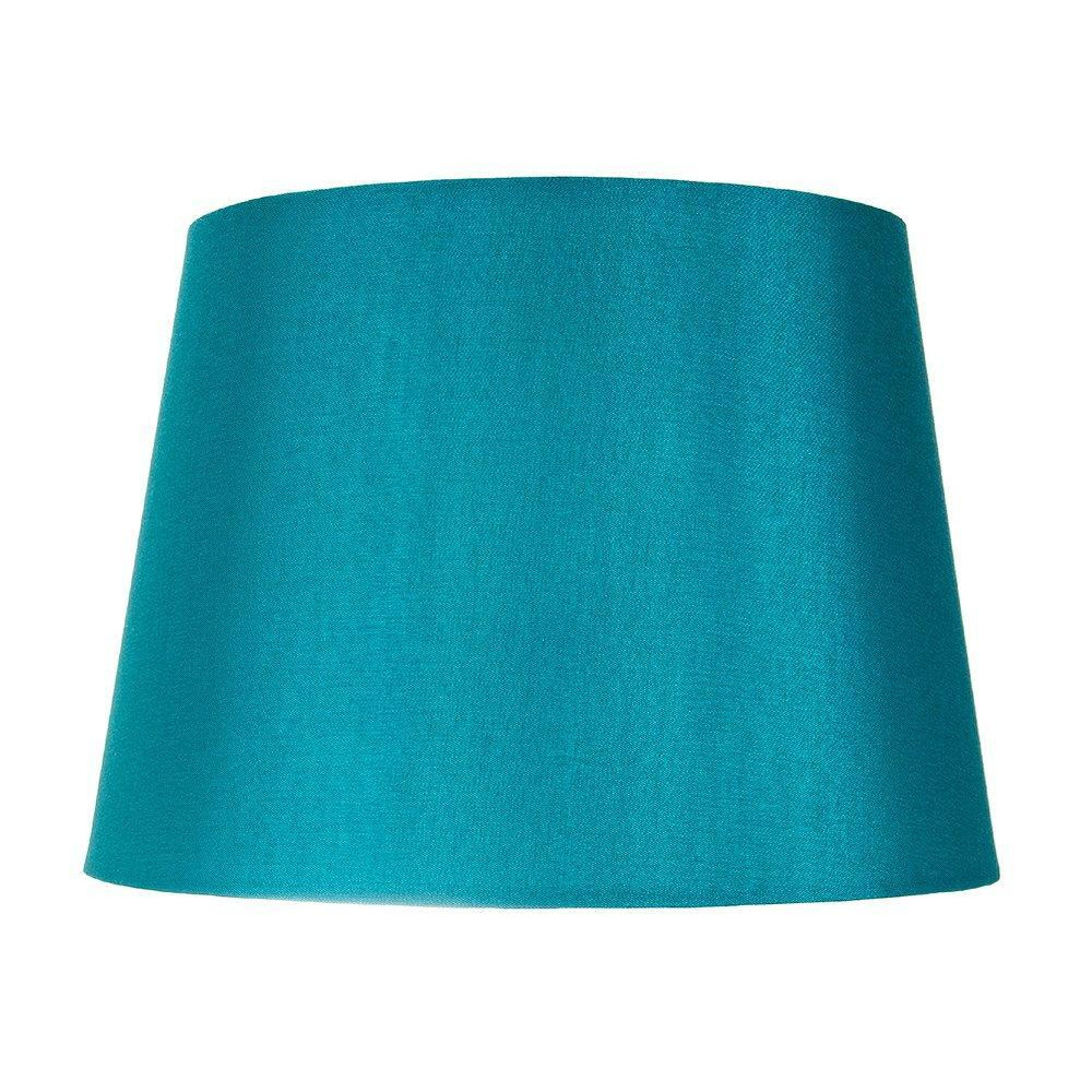 Traditionally Designed Drum Lamp Shade in Sleek Faux Silk Fabric - image 1