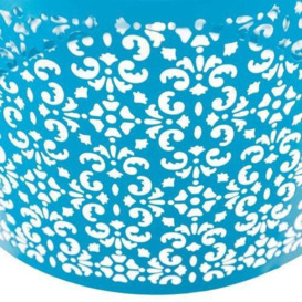 Marrakech Designed Metal Pendant Light Shade with Floral Decoration - thumbnail 2