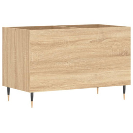 Record Cabinet Sonoma Oak 74.5x38x48 cm Engineered Wood - thumbnail 2