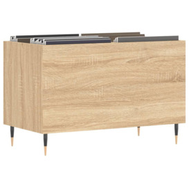 Record Cabinet Sonoma Oak 74.5x38x48 cm Engineered Wood - thumbnail 3