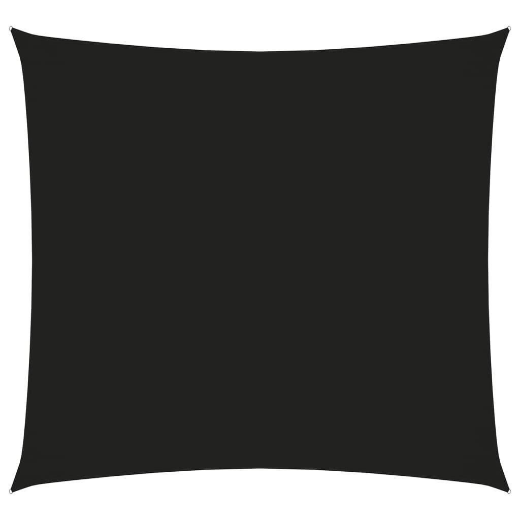 Sunshade Sail Oxford Fabric Square 2x2 m Black - image 1