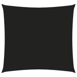 Sunshade Sail Oxford Fabric Square 2x2 m Black - thumbnail 1
