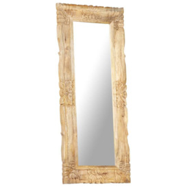 Mirror 110x50 cm Solid Mango Wood - thumbnail 3