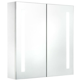 LED Bathroom Mirror Cabinet 60x14x62 cm - thumbnail 2