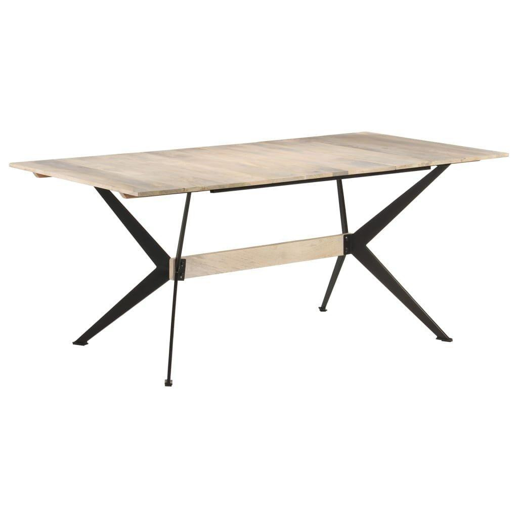 Dining Table 180x90x76 cm Solid Mango Wood - image 1