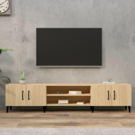 TV Cabinet Sonoma Oak 180x31.5x40 cm Engineered Wood
