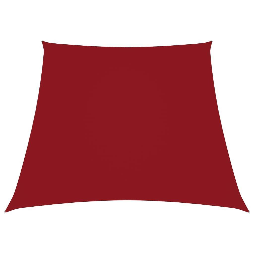 Sunshade Sail Oxford Fabric Trapezium 2/4x3 m Red - image 1