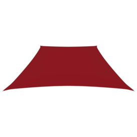 Sunshade Sail Oxford Fabric Trapezium 2/4x3 m Red - thumbnail 2