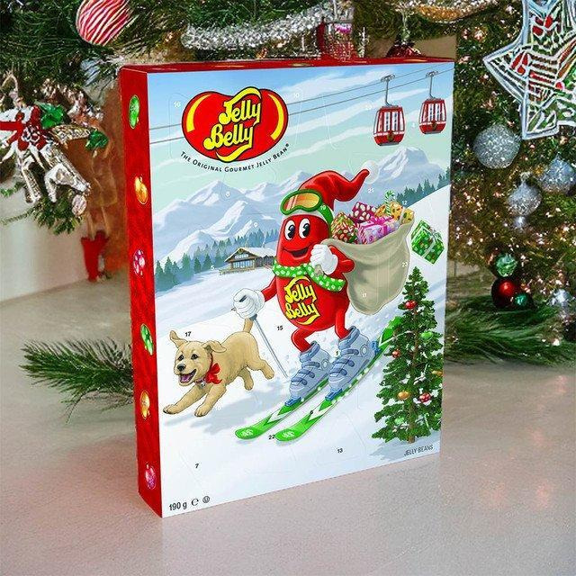 24 Days Mr Jelly Belly Skiing Advent Calendar