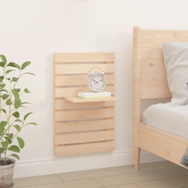 Wall-mounted Bedside Shelves 2 pcs Solid Wood Pine - thumbnail 3
