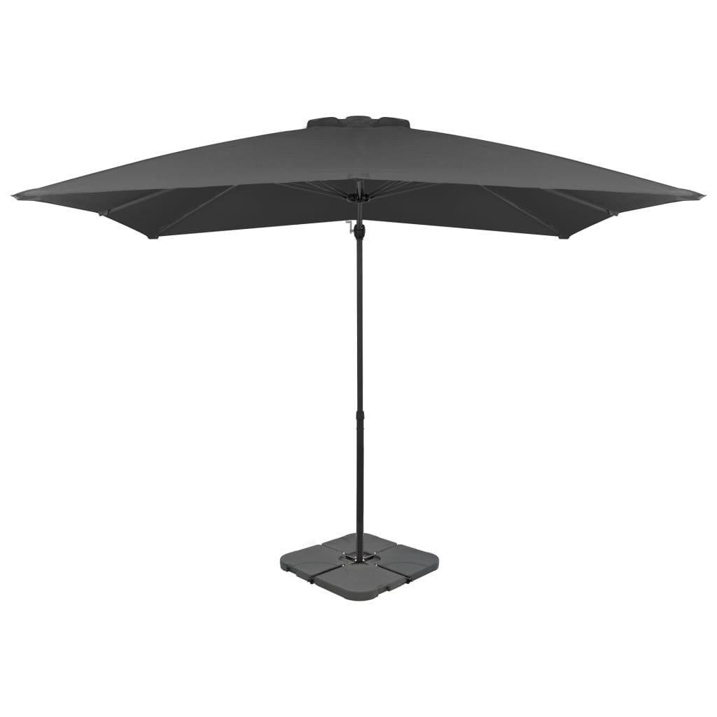 Outdoor Umbrella with Portable Base Anthracite - image 1
