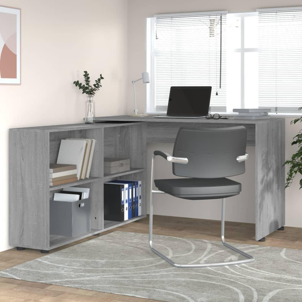 Corner Desk Grey Sonoma Engineered Wood - image 1