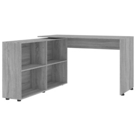Corner Desk Grey Sonoma Engineered Wood - thumbnail 3