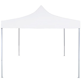 Professional Folding Party Tent 2x2 m Steel White - thumbnail 2
