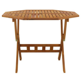 Folding Garden Table 90x75 cm Solid Wood Acacia - thumbnail 3