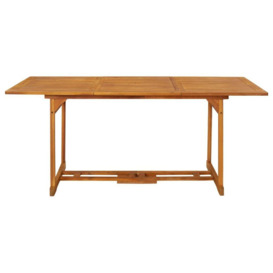 Garden Dining Table 180x90x75 cm Solid Acacia Wood - thumbnail 2