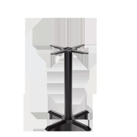 Black Cruciform Table Base - Small - Height - 730 mm