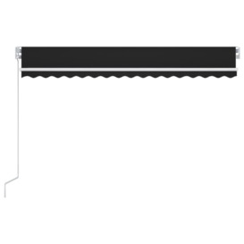 Manual Retractable Awning 400x350 cm Anthracite - thumbnail 3