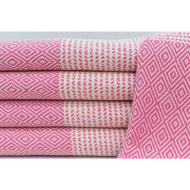 Riza Hammam Towel, Pink - thumbnail 3