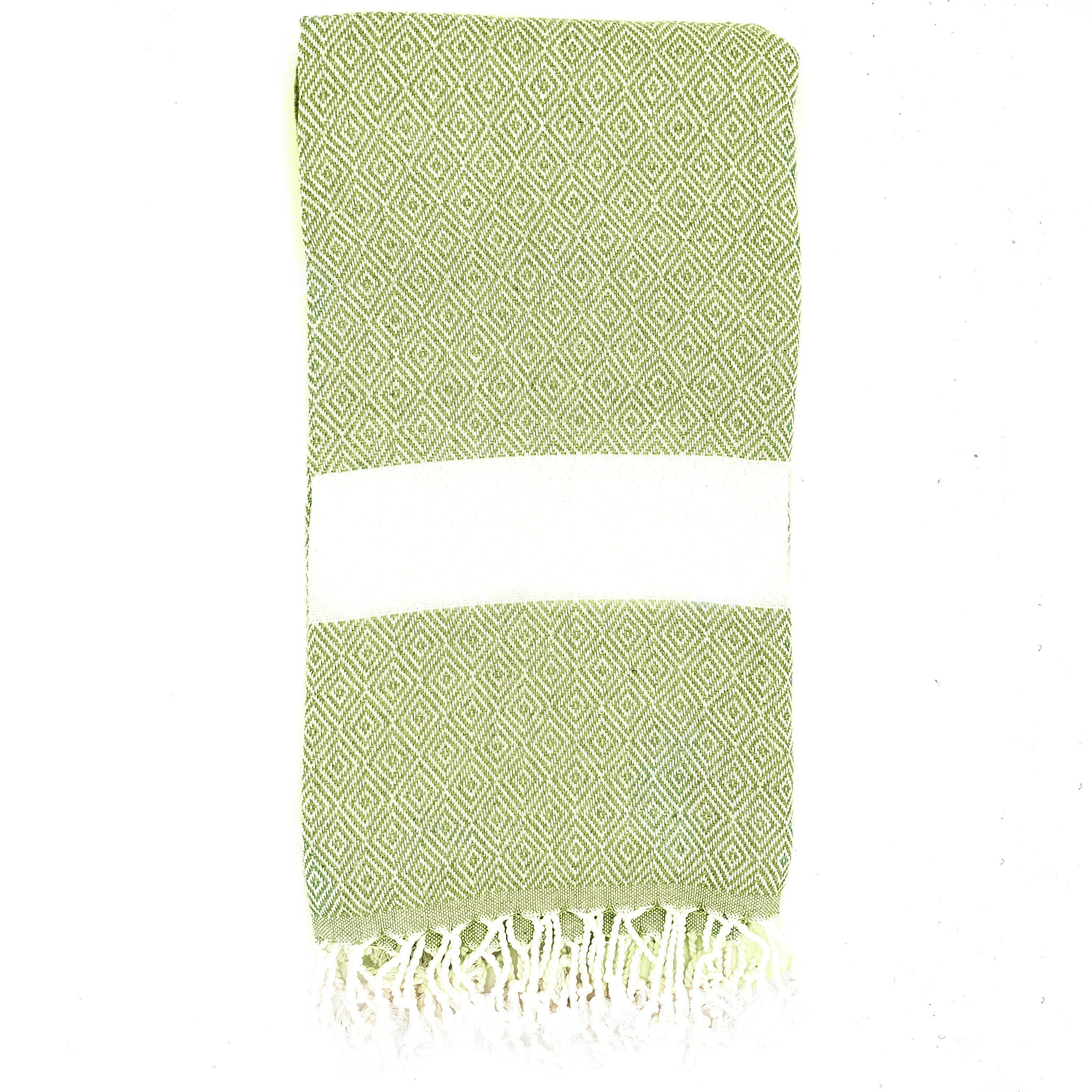 Destan Hammam Towel, Green - image 1