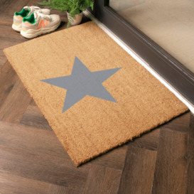 Country Home Star Extra Large Grey Doormat - thumbnail 3