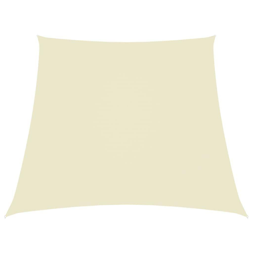 Sunshade Sail Oxford Fabric Trapezium 4/5x4 m Cream - image 1